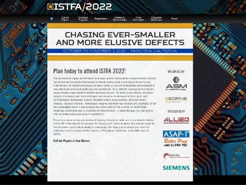 ISTFA 2022
