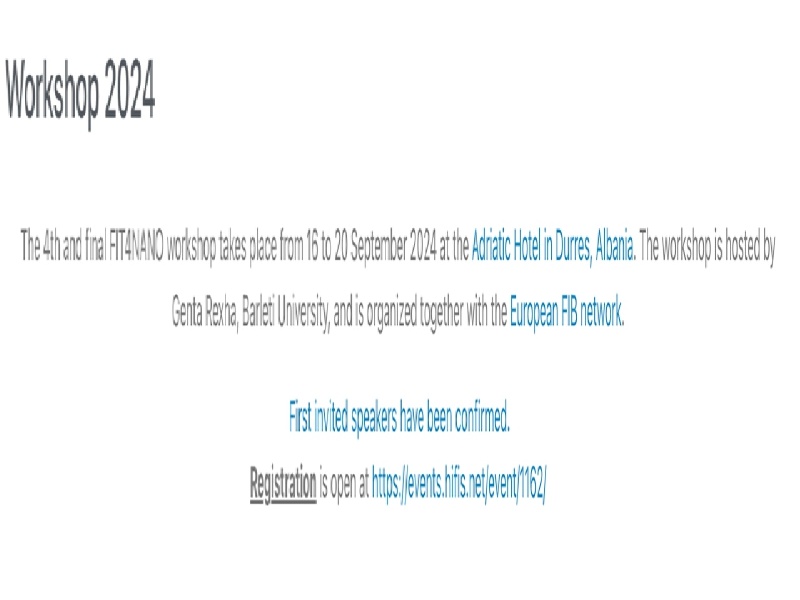 EuFN 2024-FIT4Nano